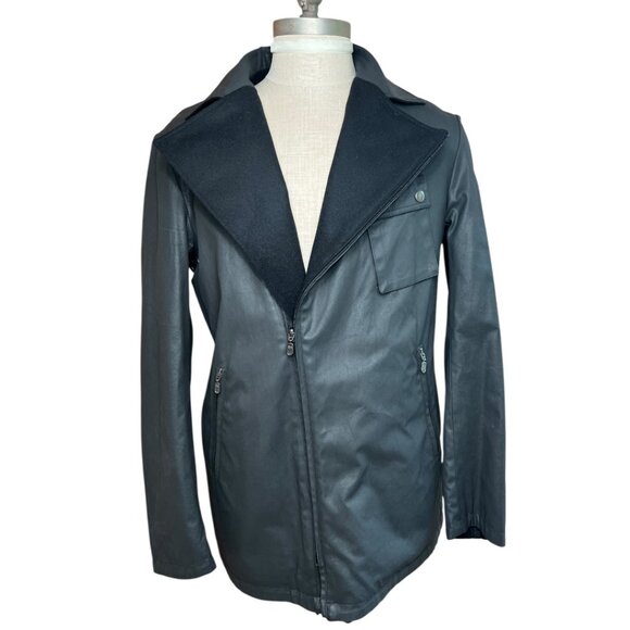 Belstaff Runway Sturry Black Reversible Men's Coat EU Size L NWT - Picture 2 of 12